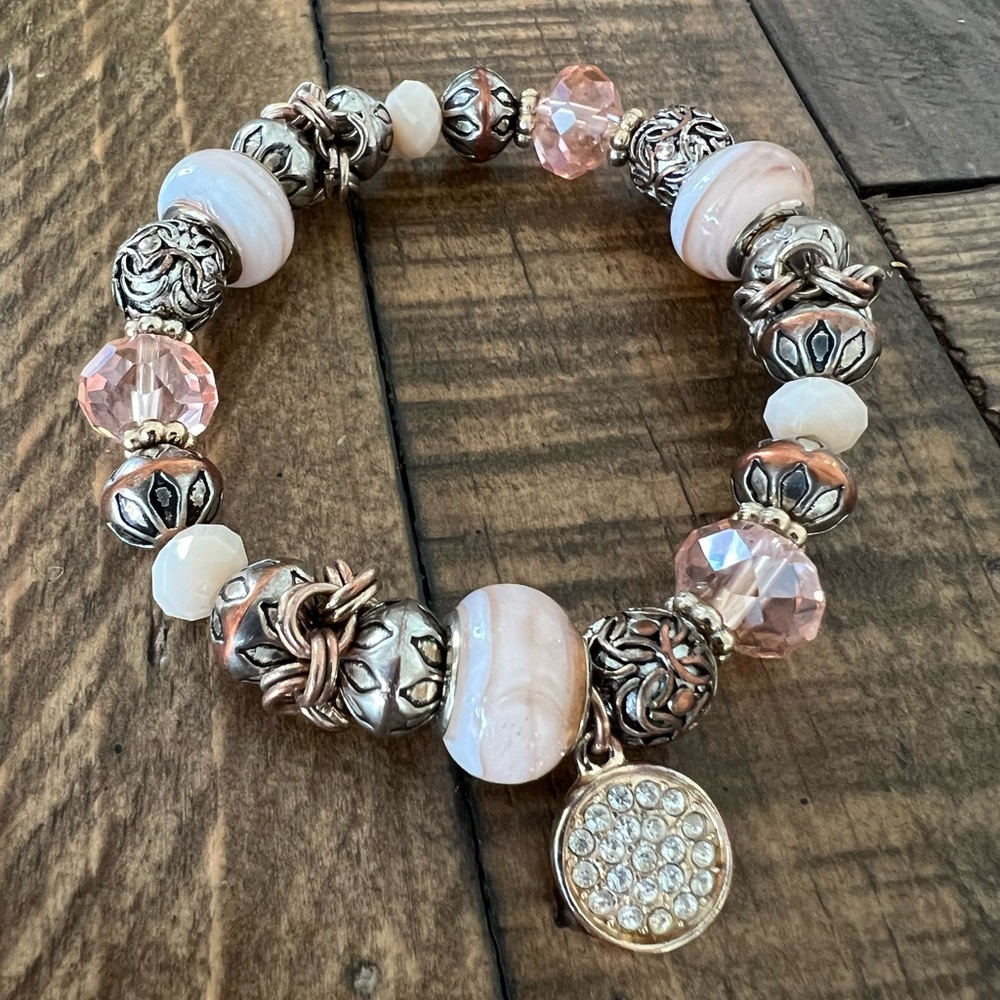Charm bracelet preowned antique looking